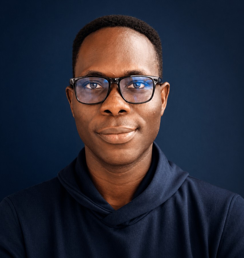 Demola Adebowale color portrait